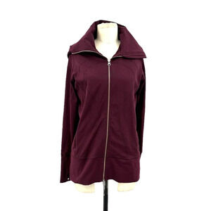 Lululemon‎ Stride Jacket II Bordeaux Drama Size 8 **Missing Hood